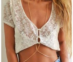Boho Body Chain Necklace 